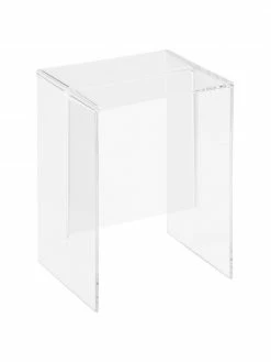 Kartell Tabouret/table d'appoint Max-Beam, larg. 33 x haut. 47 cm