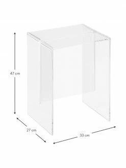 Kartell Tabouret/table d'appoint Max-Beam, larg. 33 x haut. 47 cm -furniture Soldes Tabourettable dappoint Max Beam 3