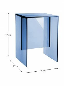 Kartell Tabouret/table d'appoint bleu Max-Beam, larg. 33 x haut. 47 cm 8 Kartell Tabouret/table d'appoint bleu Max-Beam, larg. 33 x haut. 47 cm -furniture Soldes Tabourettable dappoint bleu Max Beam 2