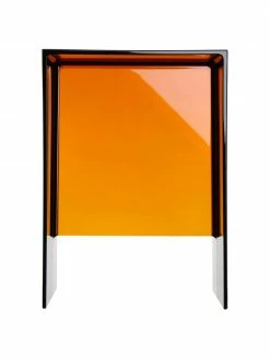 Kartell Tabouret/table d'appoint orange Max-Beam, larg. 33 x haut. 47 cm -furniture Soldes Tabourettable dappoint orange Max Beam 3