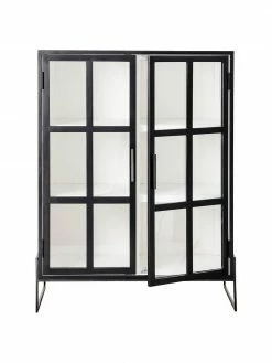 Bloomingville Vitrine bois de chêne Opal, larg. 90 x haut. 120 cm -furniture Soldes Vitrine bois de chene Opal 5