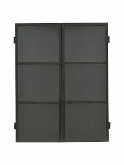 House Doctor Vitrine en verre cadre en métal Collect, larg. 70 x haut. 90 cm