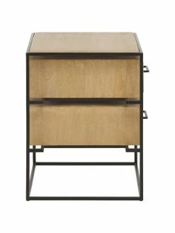 Westwing Collection table de chevet manguier massif Lyle, larg. 45 x haut. 58 cm -furniture Soldes table de chevet manguier massif Lyle 4